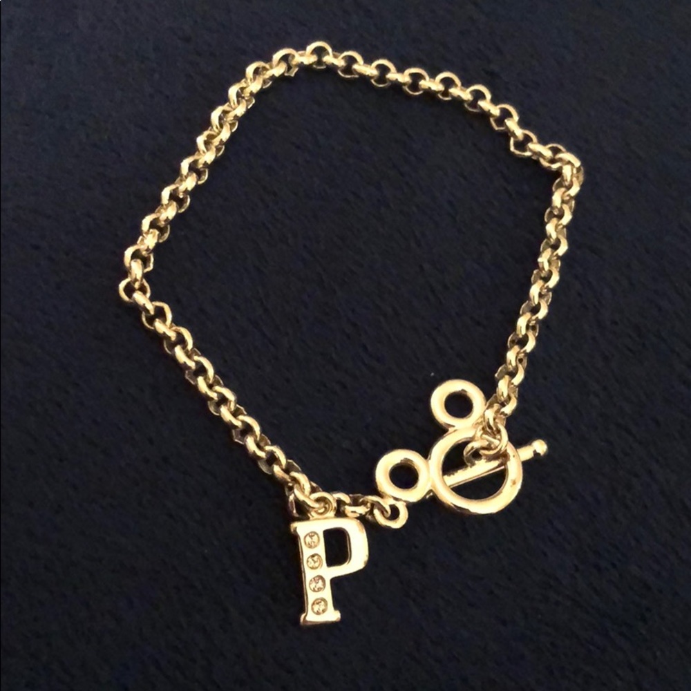 Letter P disney bracelet